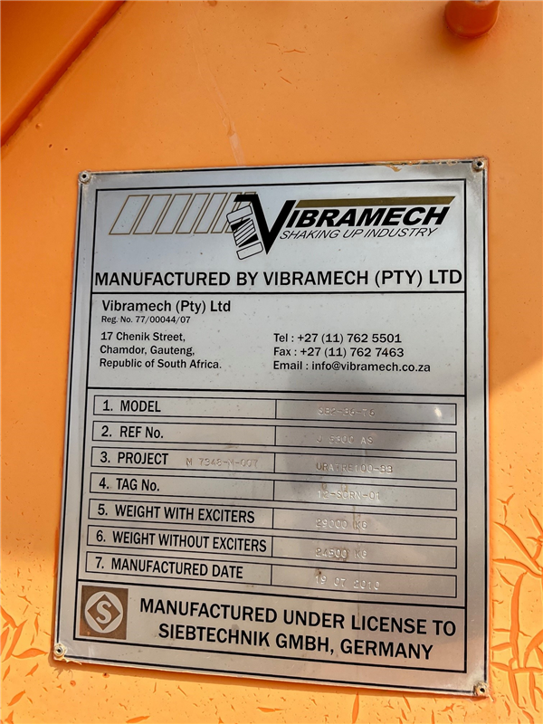 6 Units - Unused Vibramech 12' X 25' (3660mm X 7620mm) Double Deck Secondary Screen)